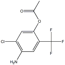 1-(4-Amino-5-chloro-2-trifluoromethyl-phenyl)-acetic acid 结构式