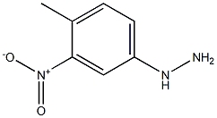 1-(4-methyl-3-nitrophenyl)hydrazine 结构式