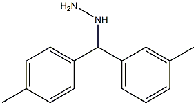 1-(m-tolyl(p-tolyl)methyl)hydrazine 结构式