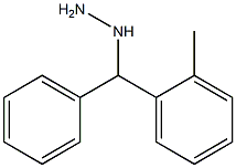 1-(phenyl(o-tolyl)methyl)hydrazine 结构式