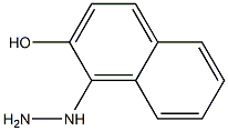 1-hydrazinylnaphthalen-2-ol 结构式