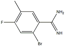 2-bromo-4-fluoro-5-methylbenzamidine 结构式