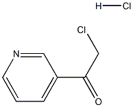 2-chloro-1-(pyridin-3-yl)ethanone hydrochloride 结构式