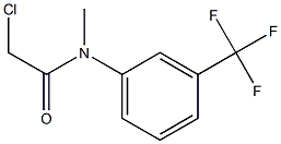 2-chloro-N-(3-(trifluoromethyl)phenyl)-N-methylacetamide 结构式