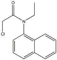 2-chloro-N-ethyl-N-(naphthalen-4-yl)acetamide 结构式