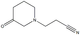 3-(3-oxopiperidin-1-yl)propanenitrile 结构式