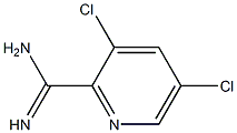 3,5-dichloropyridine-2-carboxamidine 结构式