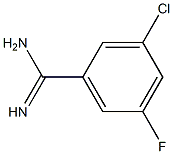 3-chloro-5-fluorobenzamidine 结构式