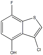 3-chloro-7-fluorobenzo[b]thiophen-4-ol 结构式