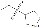 3-Ethanesulfonyl-pyrrolidine 结构式