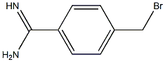 4-(bromomethyl)benzamidine 结构式