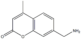 7-(aminomethyl)-4-methyl-2H-chromen-2-one 结构式