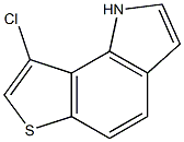 8-chloro-1H-thieno[2,3-g]indole 结构式