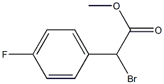 Bromo-(4-fluoro-phenyl)-acetic acid methyl ester 结构式