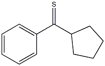 cyclopentyl(phenyl)methanethione 结构式