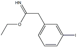 ethyl 2-(3-iodophenyl)acetimidate 结构式