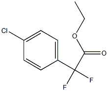 ethyl 2-(4-chlorophenyl)-2,2-difluoroacetate 结构式