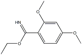 ethyl 2,4-dimethoxybenzoimidate 结构式