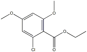 ethyl 2-chloro-4,6-dimethoxybenzoate 结构式