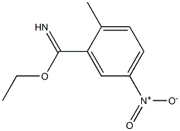 ethyl 2-methyl-5-nitrobenzoimidate 结构式