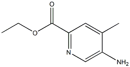 ethyl 5-amino-4-methylpyridine-2-carboxylate 结构式