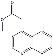 methyl 2-(quinolin-4-yl)acetate 结构式