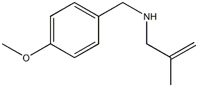 N-(4-methoxybenzyl)-2-methylprop-2-en-1-amine 结构式