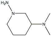 N3,N3-Dimethyl-piperidine-1,3-diamine 结构式