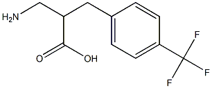3-amino-2-(4-(trifluoromethyl)benzyl)propanoic acid 结构式