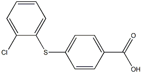 4-(2-Chlorophenylthio)Benzoic Acid 结构式