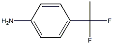 4-(1,1-difluoroethyl)benzenamine 结构式