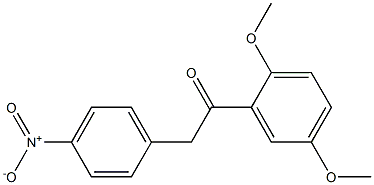 1-(2,5-dimethoxyphenyl)-2-(4-nitrophenyl)ethanone 结构式