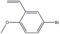 4-bromo-1-methoxy-2-vinylbenzene 结构式