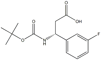 (R)-3-N-BOC-氨基-3-(3-氟苯基)-丙酸