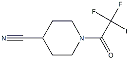 4-氰基-1-三氟乙酰基哌啶 结构式