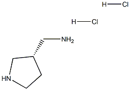 (S)-pyrrolidin-3-ylmethanamine dihydrochloride 结构式