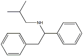 (1,2-diphenylethyl)(2-methylpropyl)amine 结构式