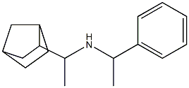 (1-{bicyclo[2.2.1]heptan-2-yl}ethyl)(1-phenylethyl)amine 结构式