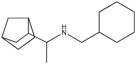 (1-{bicyclo[2.2.1]heptan-2-yl}ethyl)(cyclohexylmethyl)amine 结构式