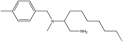(1-aminononan-2-yl)(methyl)[(4-methylphenyl)methyl]amine 结构式