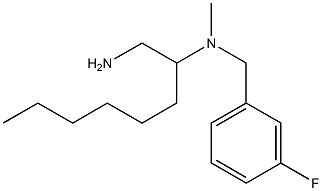 (1-aminooctan-2-yl)[(3-fluorophenyl)methyl]methylamine 结构式