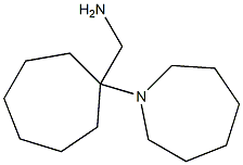 (1-azepan-1-ylcycloheptyl)methylamine 结构式