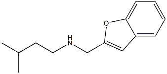 (1-benzofuran-2-ylmethyl)(3-methylbutyl)amine 结构式