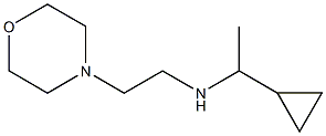 (1-cyclopropylethyl)[2-(morpholin-4-yl)ethyl]amine 结构式