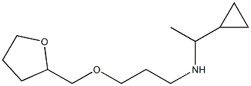 (1-cyclopropylethyl)[3-(oxolan-2-ylmethoxy)propyl]amine 结构式