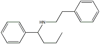 (1-phenylbutyl)(2-phenylethyl)amine 结构式