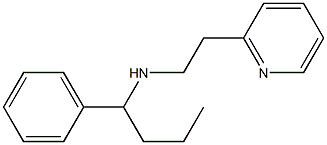 (1-phenylbutyl)[2-(pyridin-2-yl)ethyl]amine 结构式