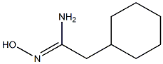 (1Z)-2-cyclohexyl-N'-hydroxyethanimidamide 结构式