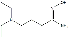 (1Z)-4-(diethylamino)-N'-hydroxybutanimidamide 结构式