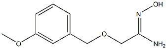 (1Z)-N'-hydroxy-2-[(3-methoxybenzyl)oxy]ethanimidamide 结构式